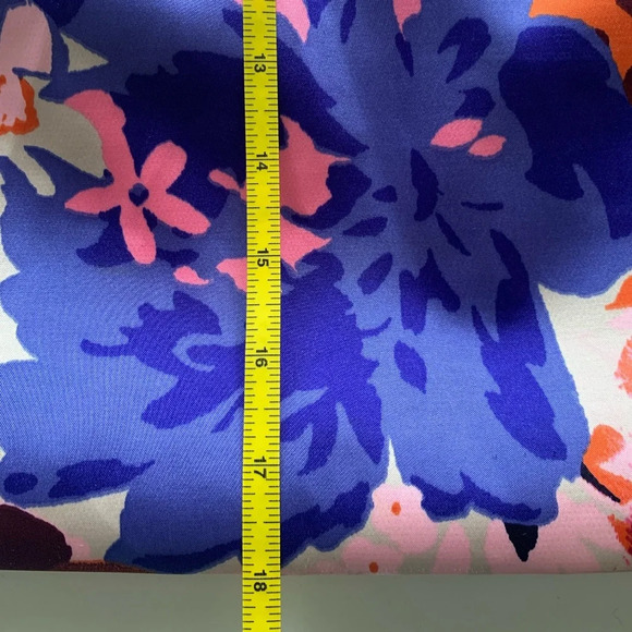 NWT H&M Fashion Star Structured Floral Print Dress w/ Cap Sleeves Size 4 - Picture 7 of 14